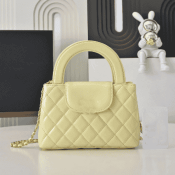 Chanel Kelly Classic Structured Leather Handbag with Top Handle & Shoulder Strap