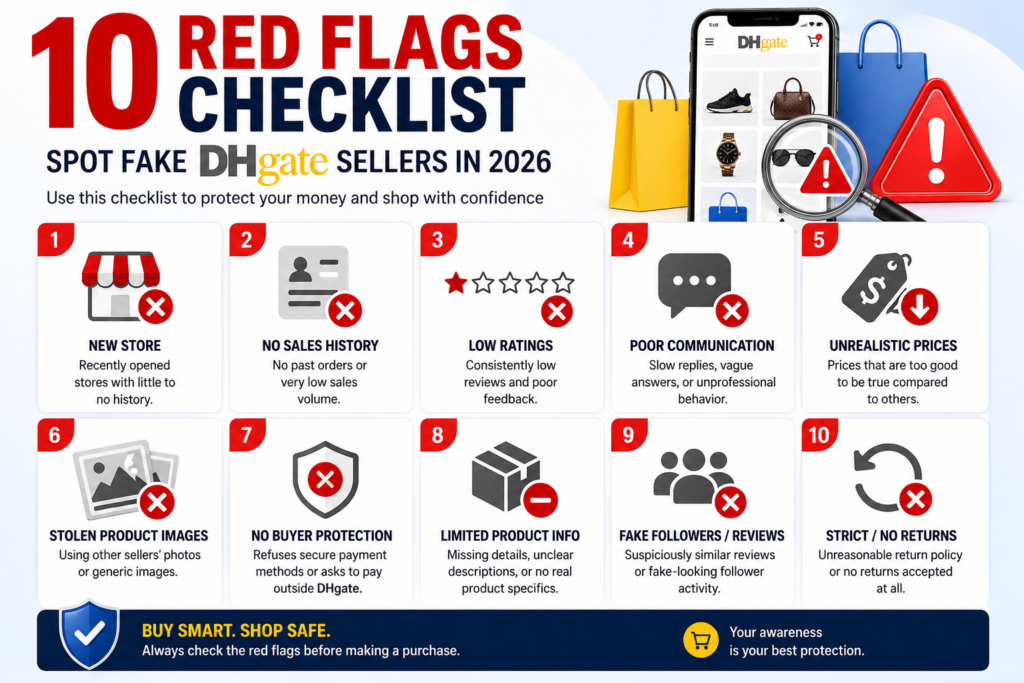 How to spot fake DHgate sellers